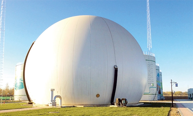 Ground Mounted Biogas Holder Floating Gas Holder